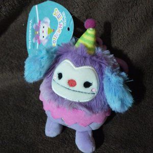 Yekaterina the Clown Bigfoot clip squishmallow, BNWT